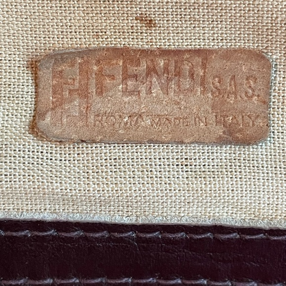 Fendi Zucca FF Jacquard Fabric Brown Travel Duffle Bag - Picture 14 of 15